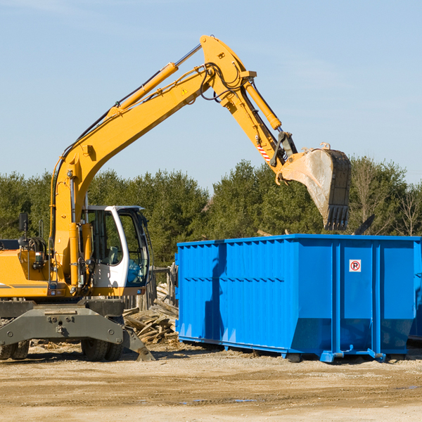 what happens if the residential dumpster is damaged or stolen during rental in Stony Prairie OH